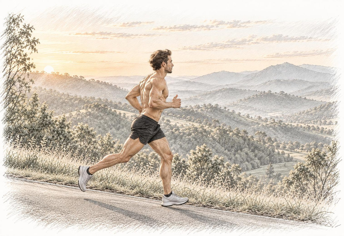 A trail run through the hinterland